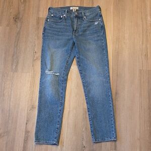 Madewell Mid-rise Perfect Vintage- Blue Denim Jeans